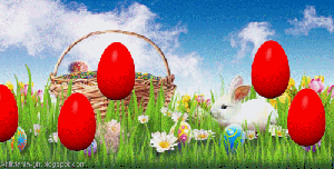 happy easter animated gif funny Easter Bunny photo graphics Happy Easter ecards animations eaggs Easter fun hot cross bunny  animations gif e-cards
