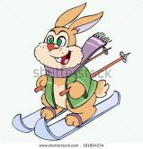 stock-vector-vector-illustration-funny-rabbit-skiing-cartoon-concept-161804234